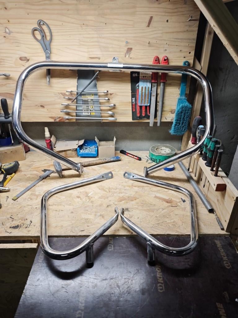 Harley-Davidson Touring – Saddlebag Guards / Rear Crash Bars, Motoren, Ophalen, Zo goed als nieuw