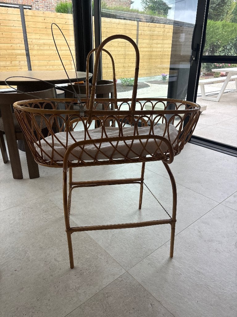 Rotan wieg perfecte staat, Kinderen en Baby's, Babywiegjes en Ledikanten, Ophalen, Gebruikt, Wieg