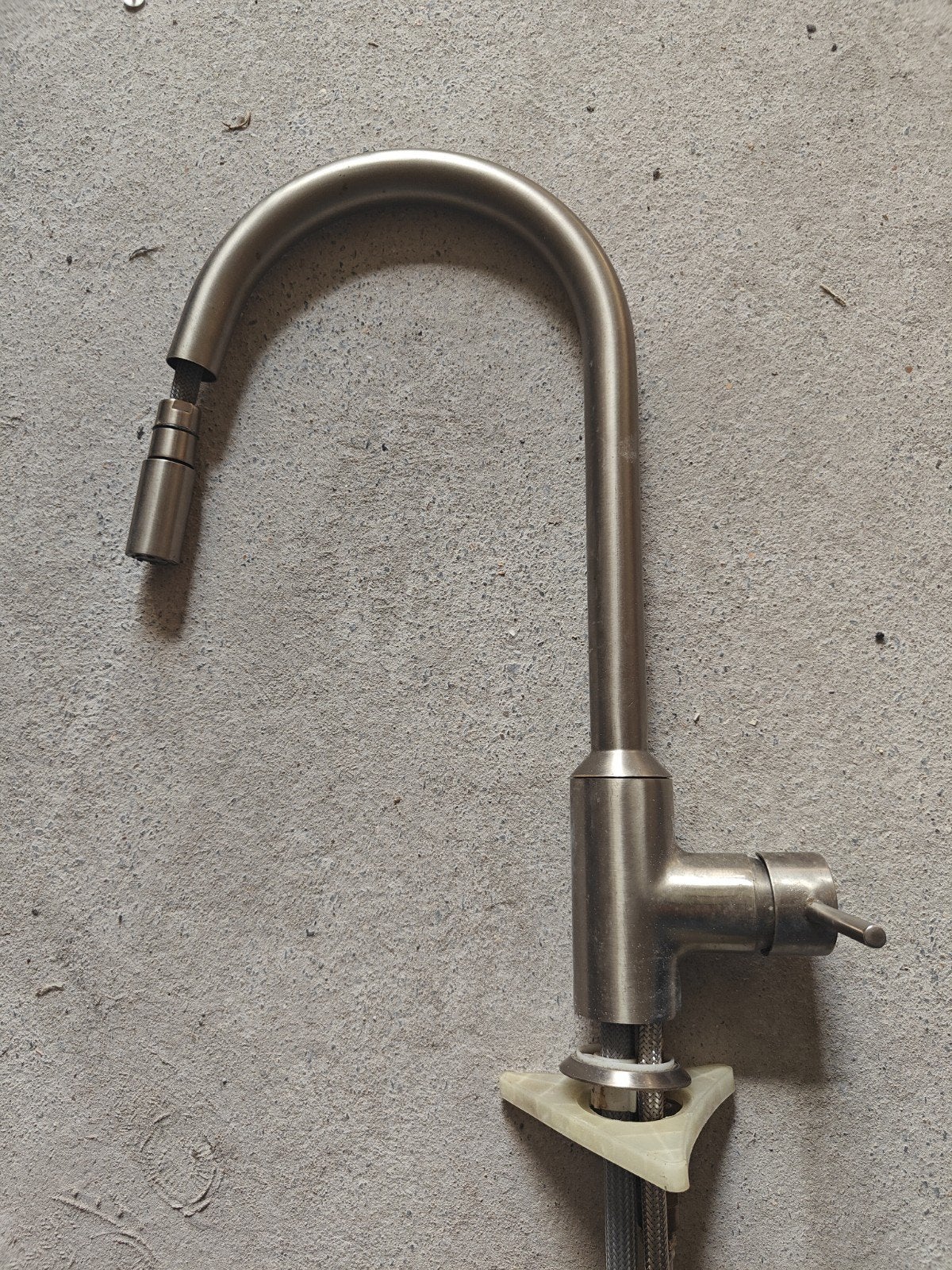 Keukenkraan Ikea Ringskar, Doe-het-zelf en Bouw, Ophalen of Verzenden, Gebruikt, Inox, Kraan