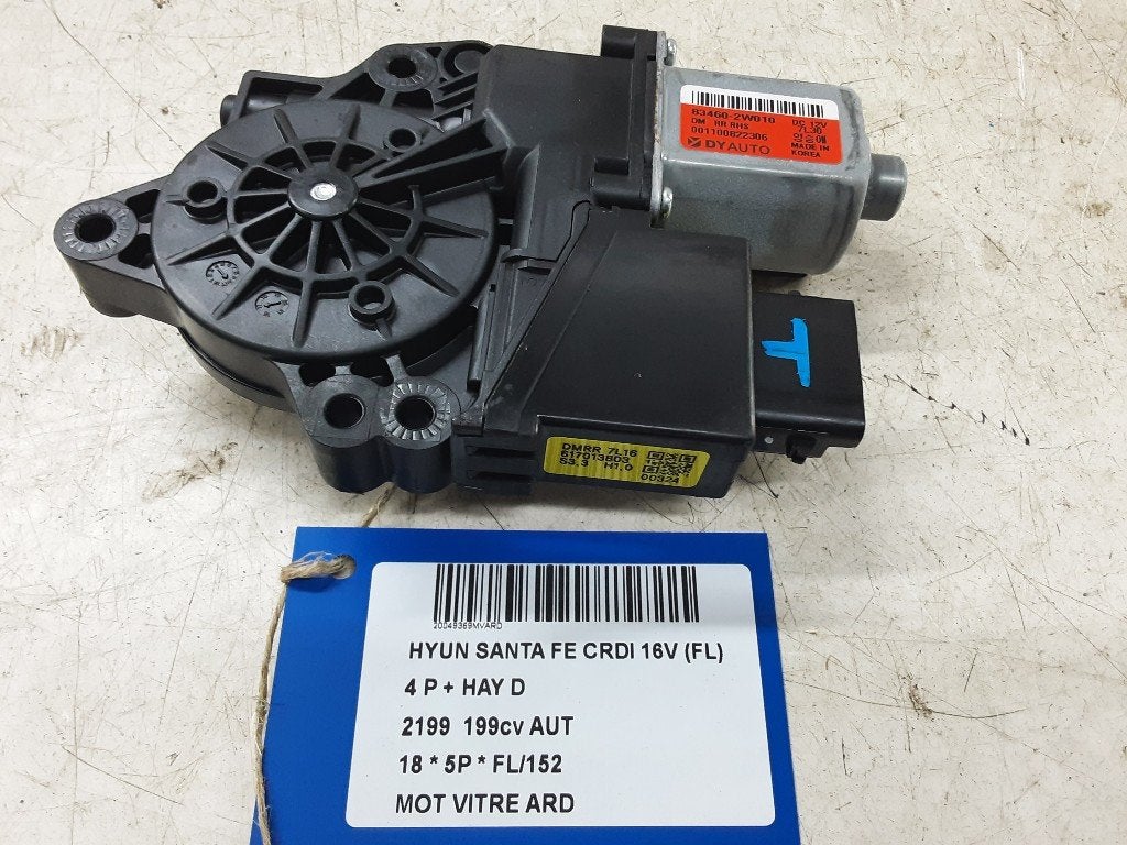 MOTOR RAAMMECHANIEK RECHTS ACHTER Hyundai Santa Fe III (DM), Auto-onderdelen, Hyundai Motor Deutschland GmbH, Gebruikt, Achter