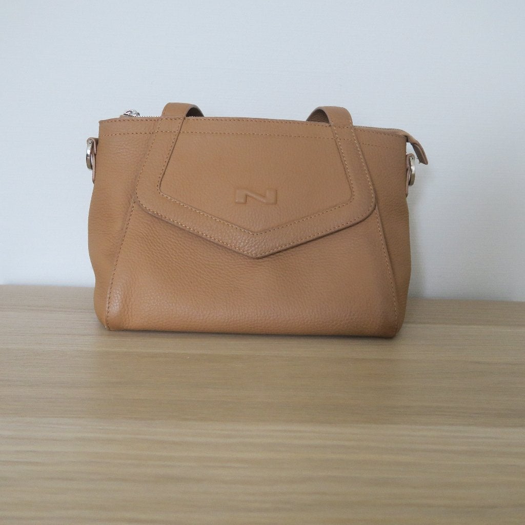 Handtas Nathan Baume - Cacao, Handtassen en Accessoires, Ophalen of Verzenden, Zo goed als nieuw, Bruin, Handtas