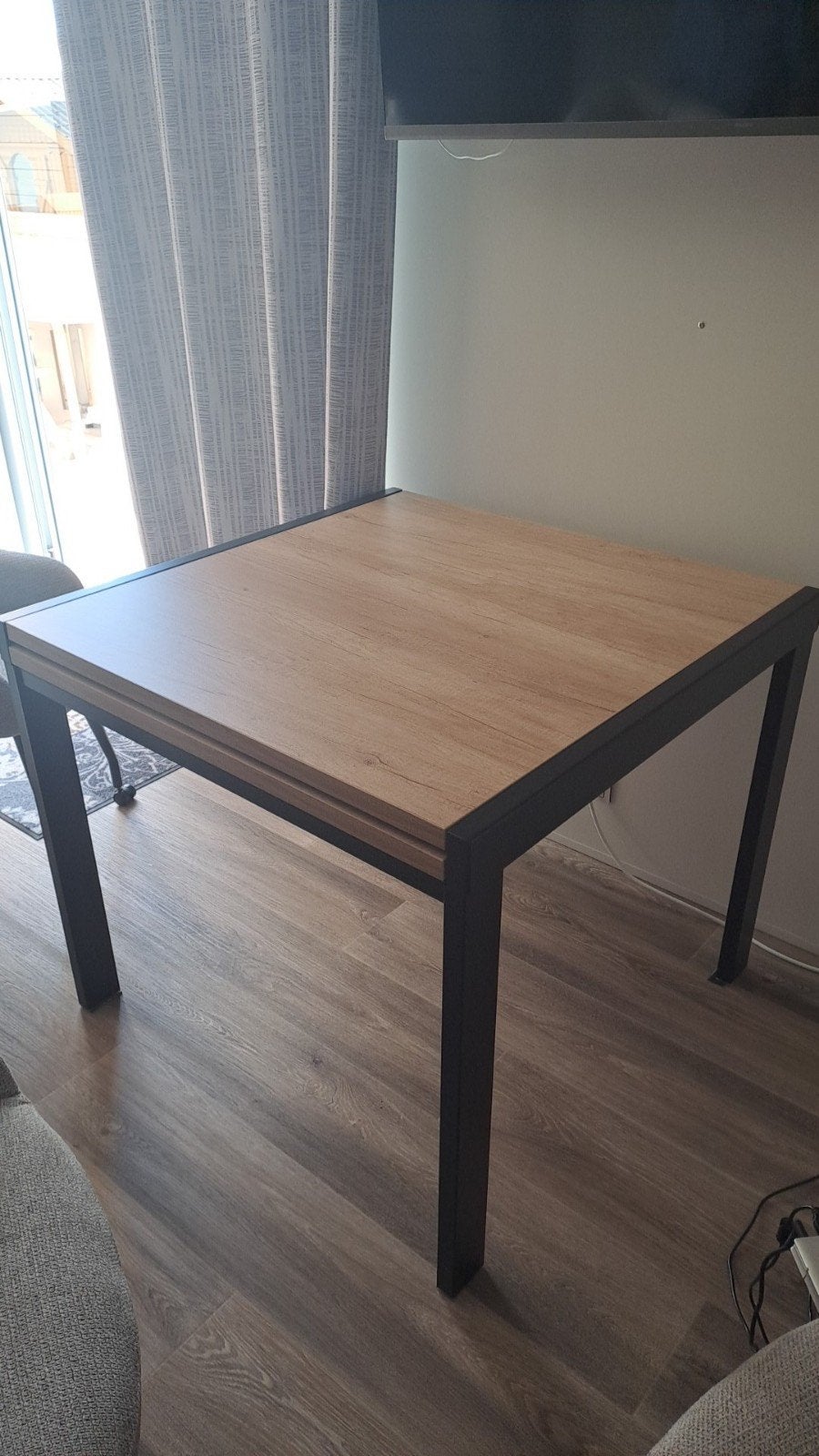 Table extensible, Maison & Meubles, Neuf, Cinq personnes ou plus, 50 à 100 cm, Carré