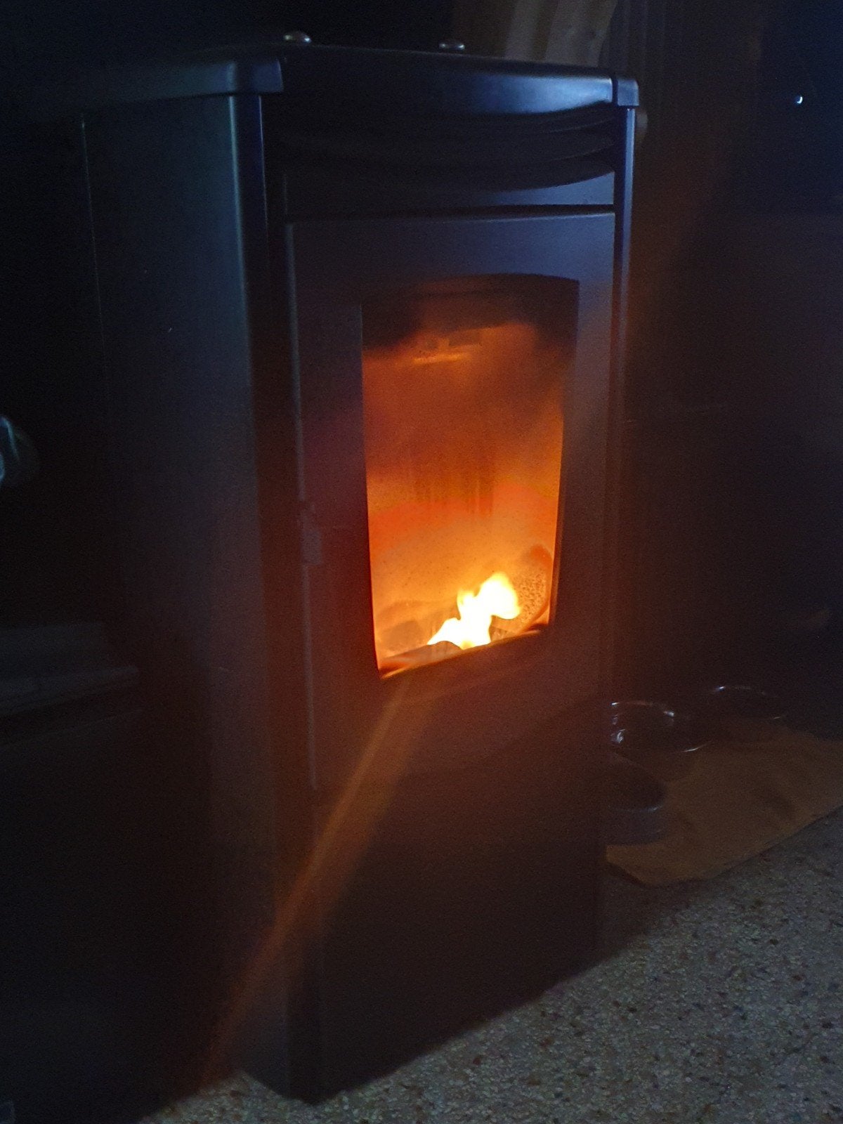 pelletkachel 12kw, Huis en Inrichting, Ophalen, Overige brandstoffen, Vrijstaand, Pelletkachel