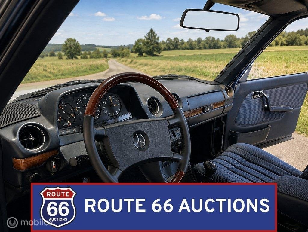 Mercedes-Benz 200 | 1984 | Route 66 Auctions, Autos, Achat, Entreprise, Boîte manuelle, Autre carrosserie