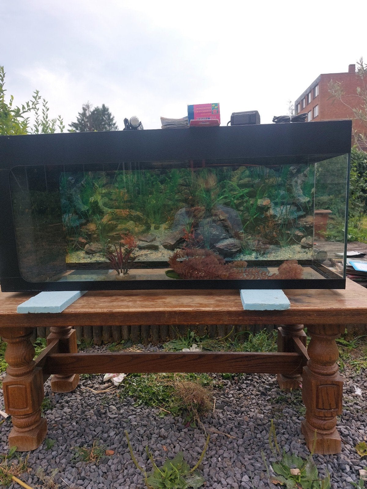 Aquarium d'occasion, Plantes incluses, Enlèvement ou Envoi, Aquarium vide, Utilisé