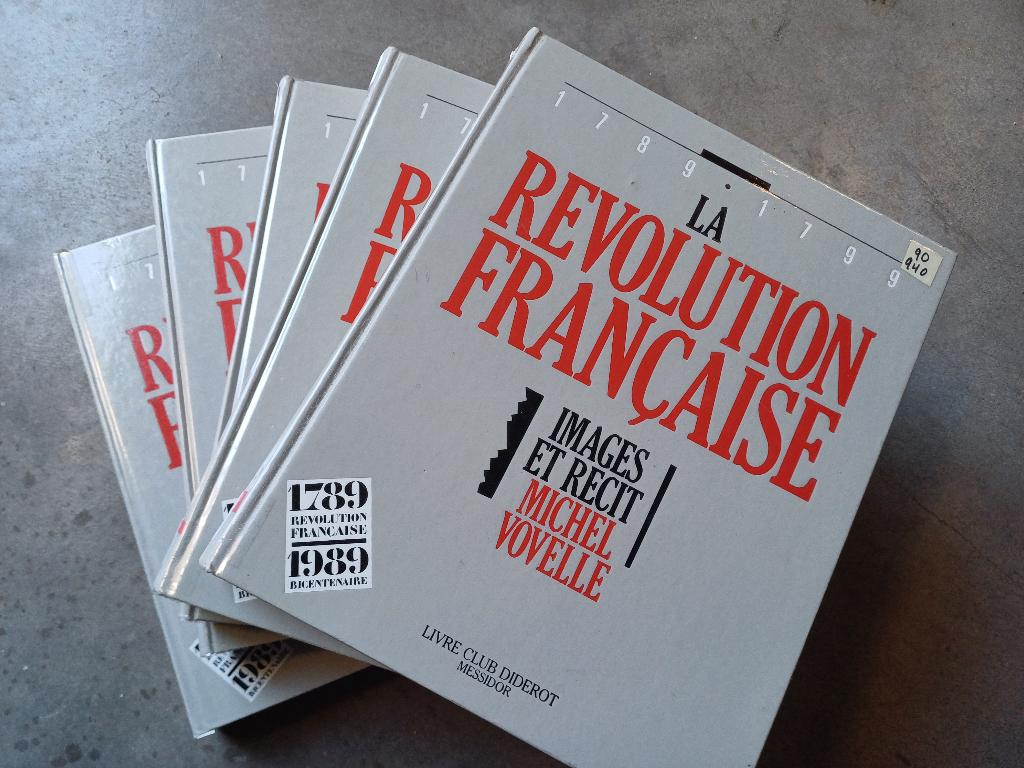 Franse revolutie in 5 delen in perfecte staat, Ophalen, Europa, Zo goed als nieuw, 17e en 18e eeuw