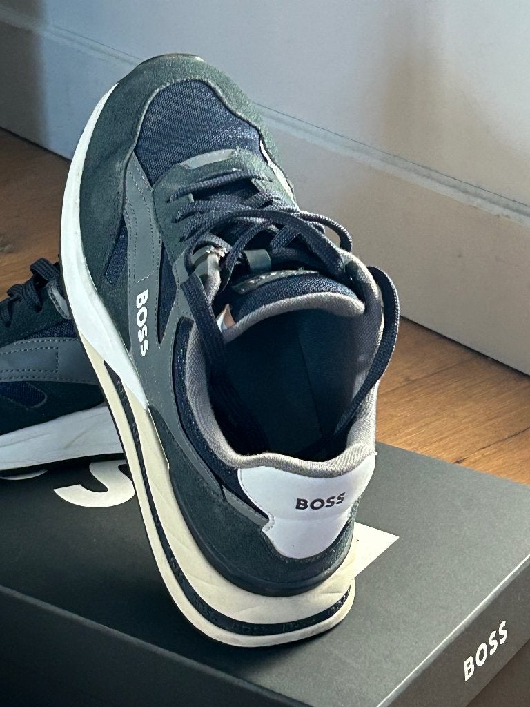 BOSS Heren Sneakers maat 42, Kleding | Heren, Schoenen, Ophalen, Blauw, Zo goed als nieuw, Sneakers