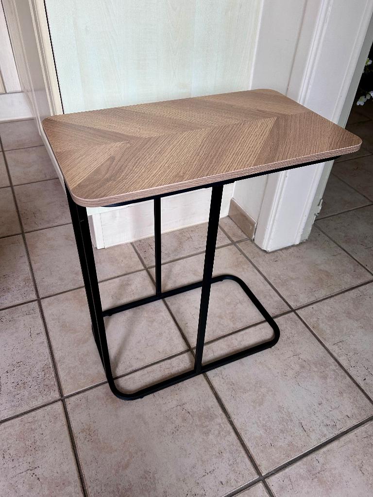 Set van 2 bijzettafeltjes, Huis en Inrichting, Tafels | Bijzettafels, Zo goed als nieuw, Rechthoekig, 45 tot 60 cm, Minder dan 55 cm