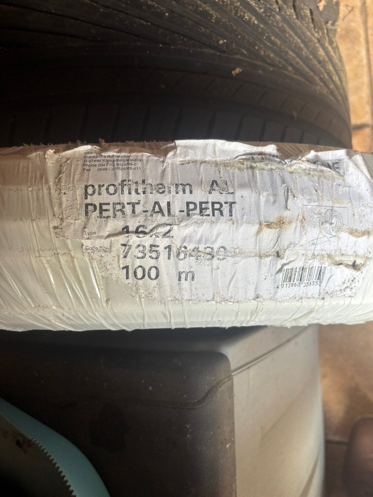 Profiterm 16mm 100m vloerverwarming, Ophalen, Zo goed als nieuw