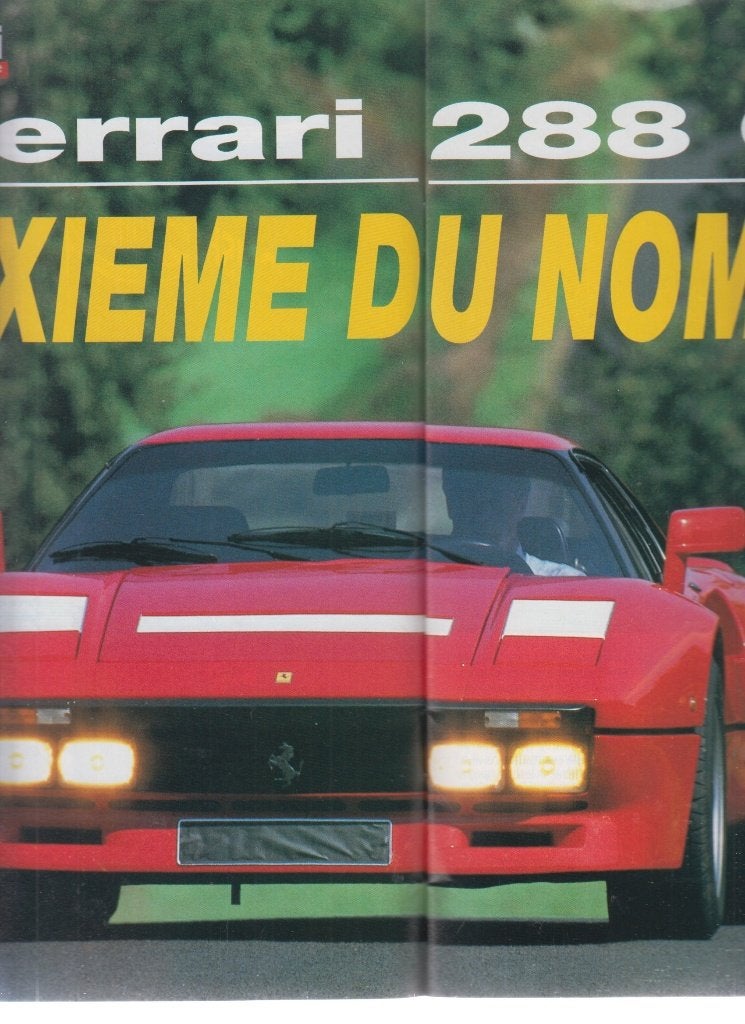 Ferrari 288 GTO voiture de collection, Verzenden, Gelezen