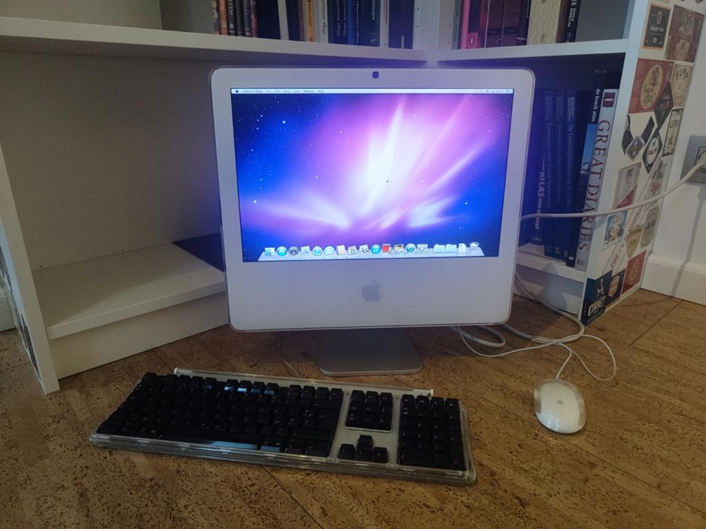 iMac G5 iSight 17 inch met Apple keyboard en muis, Computers en Software, Apple Desktops, Ophalen, Gebruikt, Minder dan 4 GB, HDD