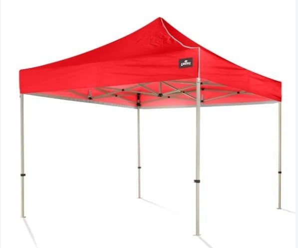 Partytent rood 3x3M, Tuin en Terras, Ophalen, Opvouwbaar, Partytent, Minder dan 4 meter
