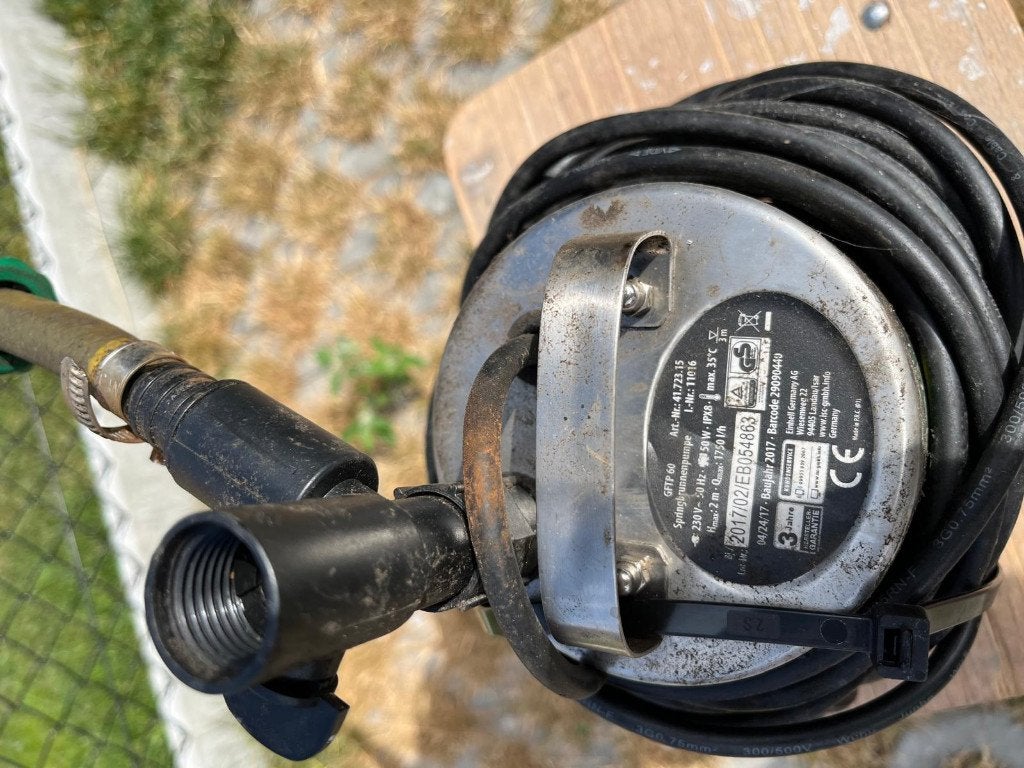 dompelpomp, Jardin & Terrasse, Pompes à eau, Enlèvement, Utilisé, Électrique, Pompe à eaux claires