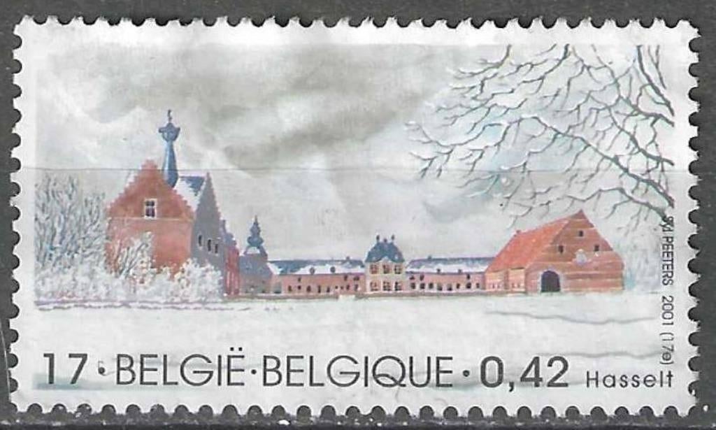 Belgique 2001 - Yvert 3016 /OBP 3021 - Ferme à Hasselt (ST), Envoi, Affranchi, Oblitéré