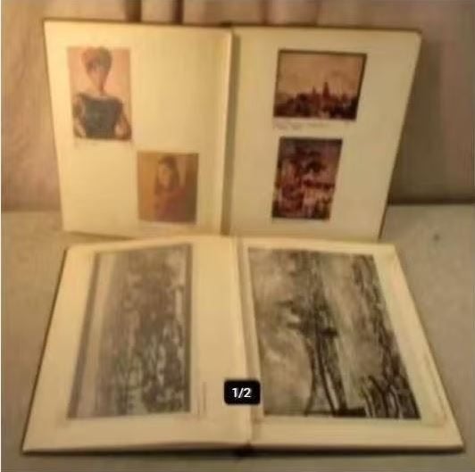 132 Oude Foto's van Kunstwerken in 2 albums, Verzamelen, Foto's en Prenten, Ophalen of Verzenden, 1940 tot 1960, Zo goed als nieuw