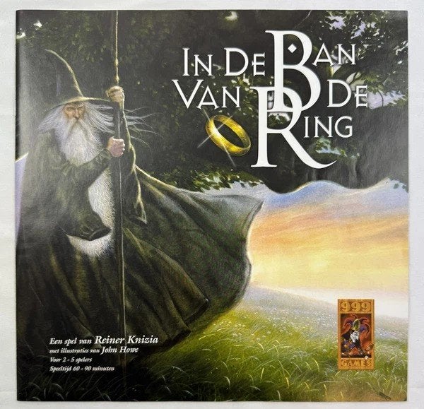 In de Ban van de Ring 999 Games bordspel, Hobby en Vrije tijd, Een of twee spelers, Verzenden, Zo goed als nieuw, 999 Games
