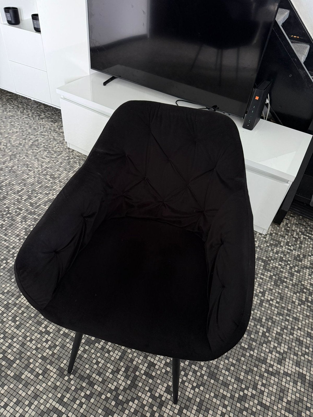 Lot de 6 chaise , 50€ piece ( prix a l’achat 110€), Ophalen, Overige materialen, Zwart, Zo goed als nieuw