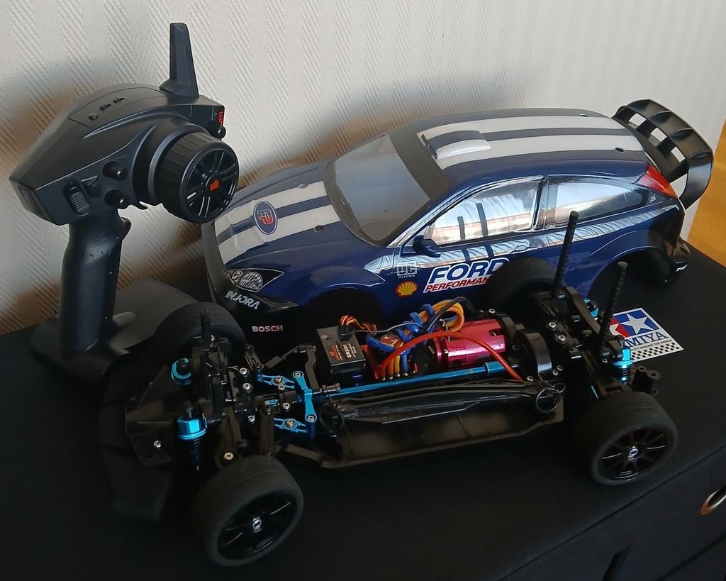 Tamiya tt-02 Ford focus custum RS (13,5 brushless), Ophalen