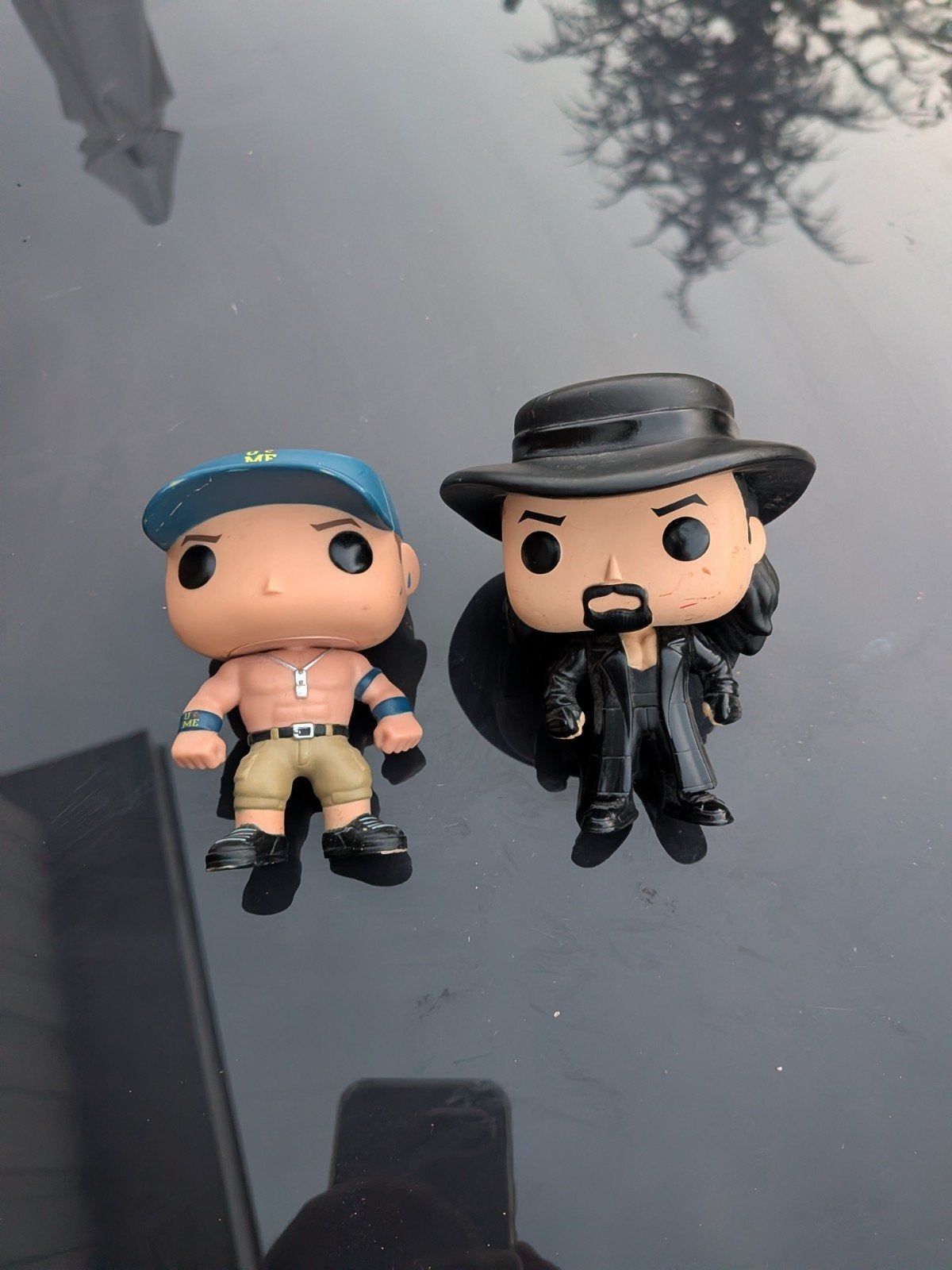 Lot Funko Pop WWE - John Cena 01 en The Undertaker 09 (los)