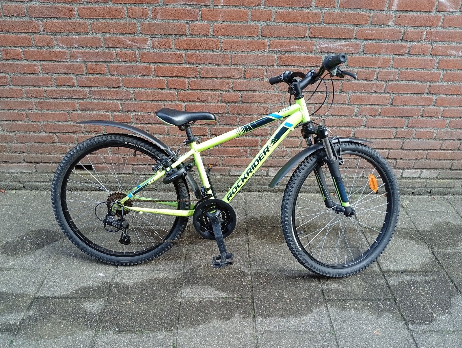 Rockrider 24 inch jongens fiets, Ophalen, 24 inch, Velgrem, Versnellingen