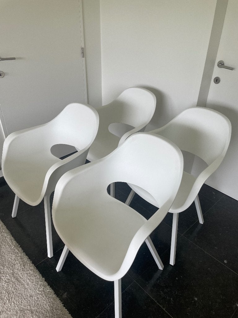 stoelen, Huis en Inrichting, Ophalen, Kunststof, MODERN, Wit