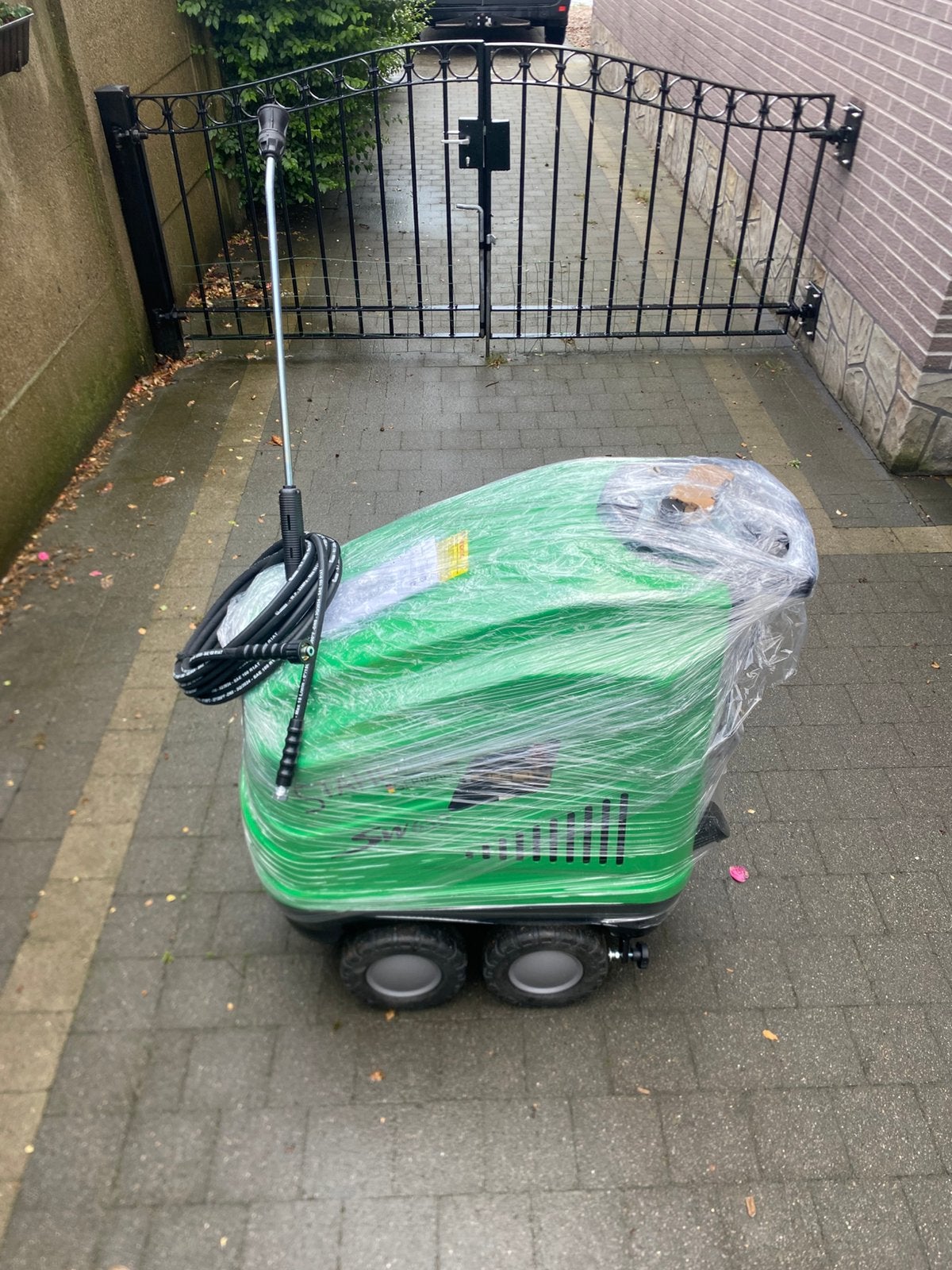 Hoge drukreiniger met warmwater burner, Ophalen, Nieuw