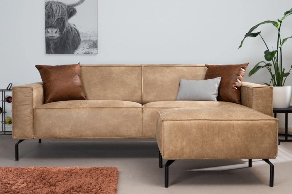 Nieuwe luxe banken / zetel leder of stof - sofa’s bij TEAK2, Huis en Inrichting, Zetels | Zetels, Nieuw, Hout, Kunststof, Leer