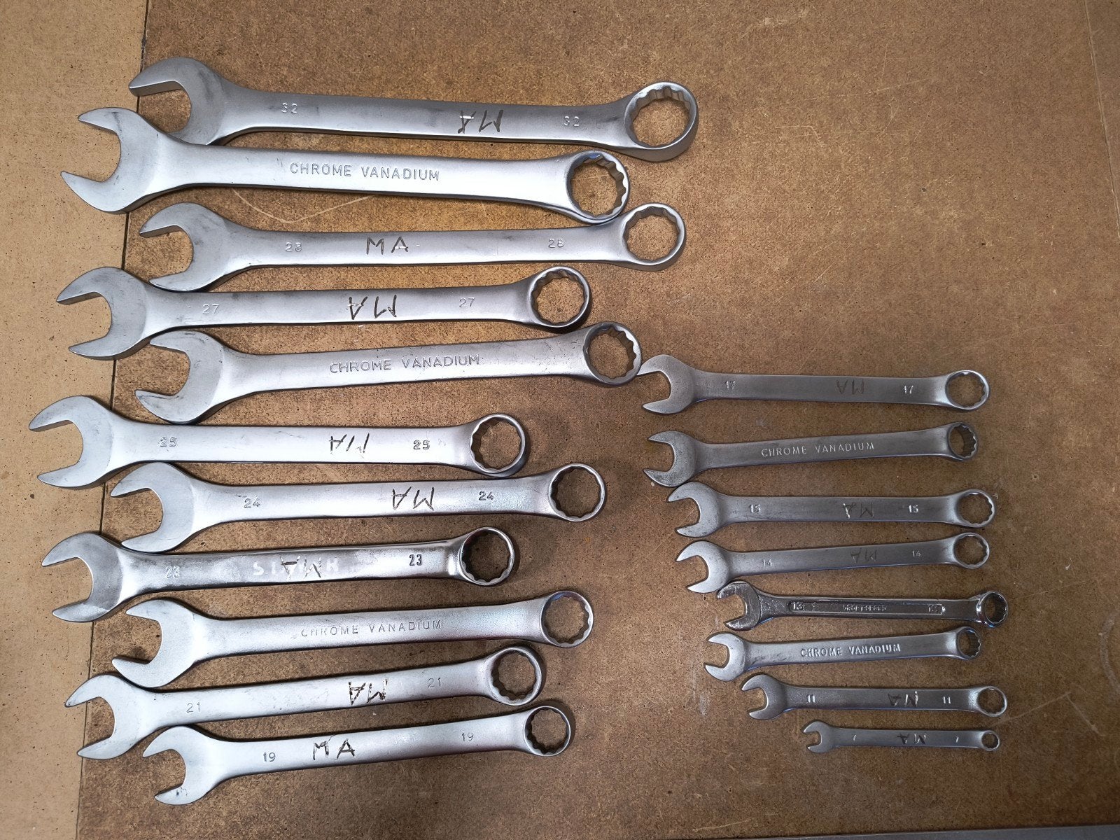 Ring steeksleutel set, Doe-het-zelf en Bouw, Gereedschap | Handgereedschap, Ophalen of Verzenden