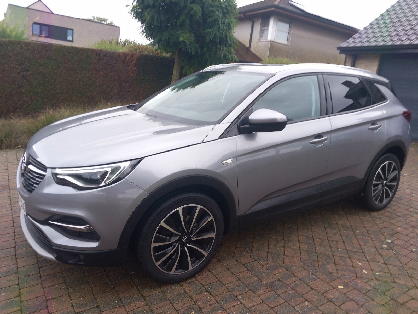 Opel Grandland 1.2 autom. Innovation, verwarmd leder & stuur, Autos, Cuir, Argent ou Gris, Achat, Euro 6