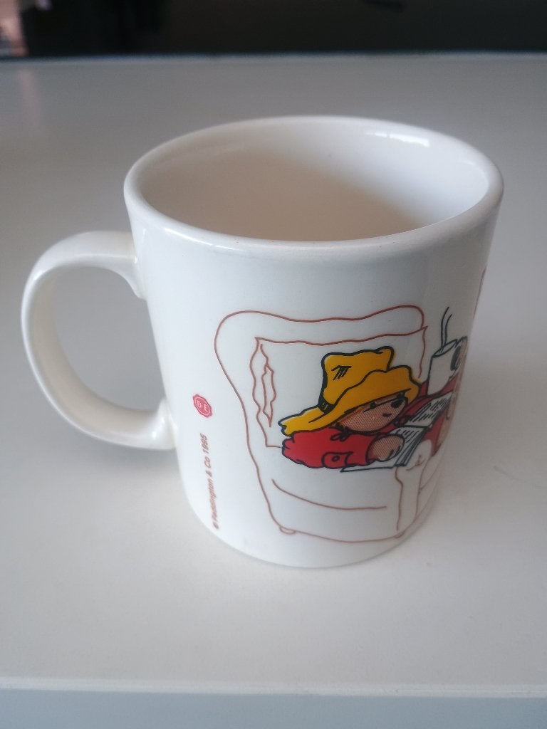 Vintage Staffordshire Paddington beer mok herfst 1995, Collections, Enlèvement
