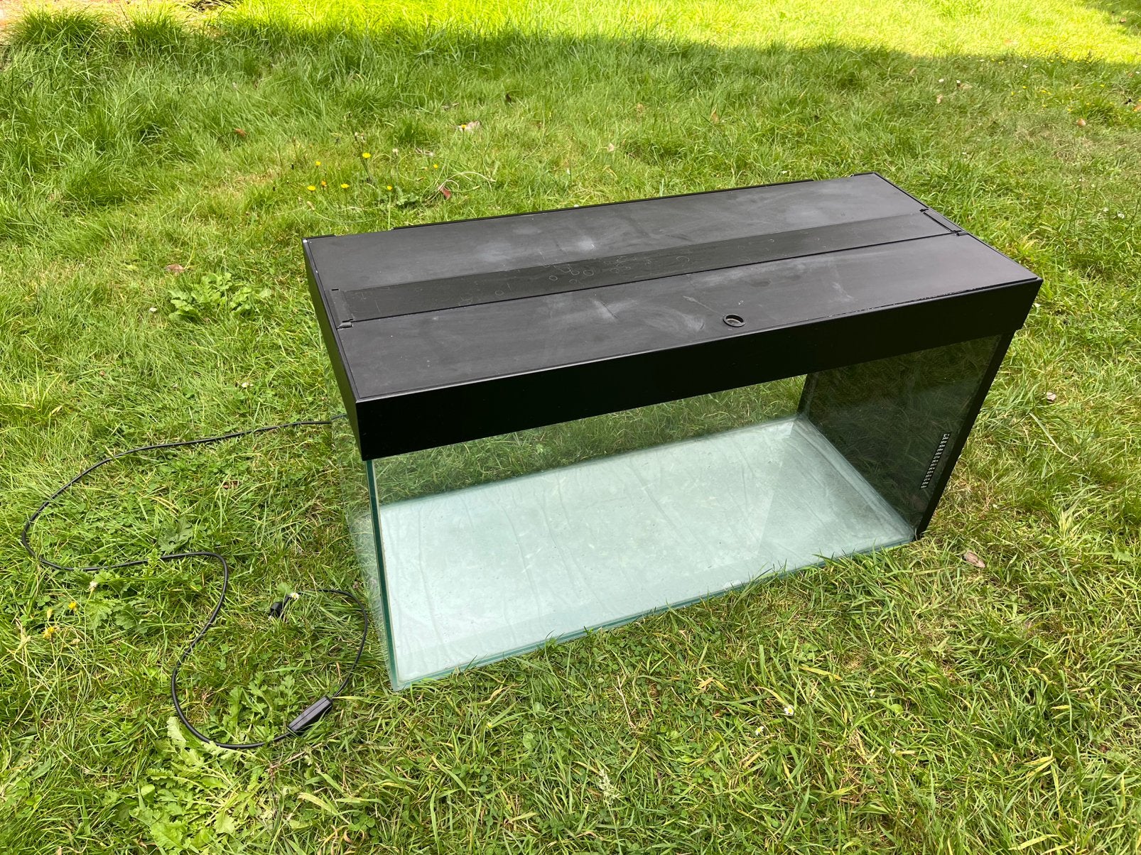 Aquarium L100xB41xH56 cm / 8mm glasdikte, Dieren en Toebehoren, Ophalen, Gebruikt, Overige merken, Inclusief deksel