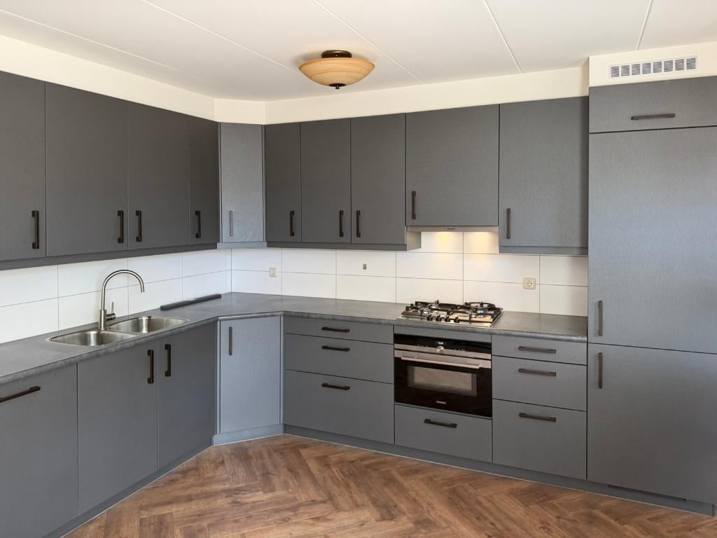Zgan keuken 258 x 340 cm - compleet uit 2023 - hoge kwalieit, Ophalen, Zo goed als nieuw, Hout, Hoekkeuken