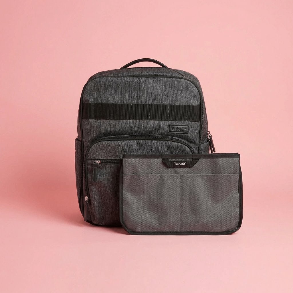 Luier rugzak visgraat koelvak organizer Bebefit Ally Nieuw, Neuf, Enlèvement ou Envoi, Gris, Sac à dos