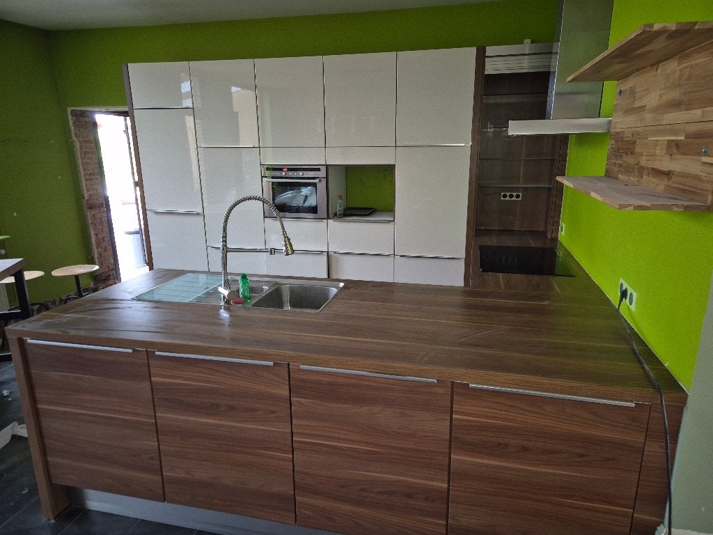 GRATIS - Keuken - moet weg voor 27/09, Ophalen, Gebruikt, U-keuken, Wit