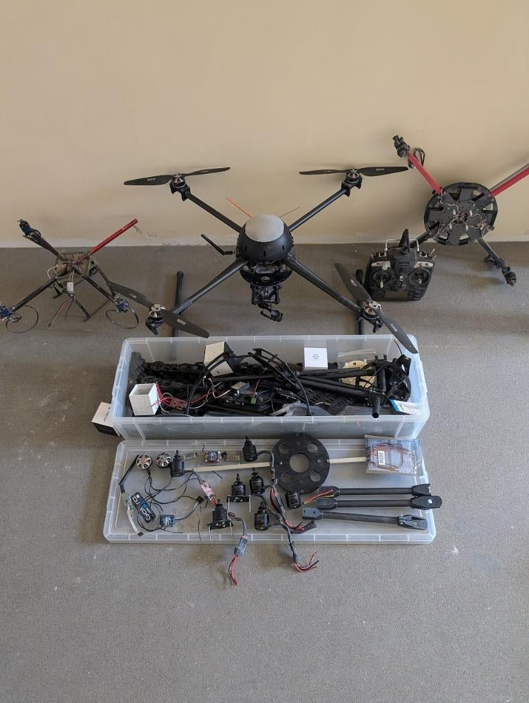 Lot Multicopter, Drone, ..., TV, Hi-fi & Vidéo, Drones, Utilisé, Autres types, Maintien d'altitude, Stabilisateur (gimbal), Retour au point de départ