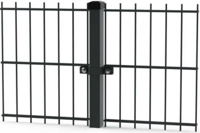 Panneau de Clôture Rigide 2D fil 6/5/6 mm – Largeur 250 cm, Jardin & Terrasse, Enlèvement ou Envoi, Neuf, Fer, Clôture en treillis métallique double
