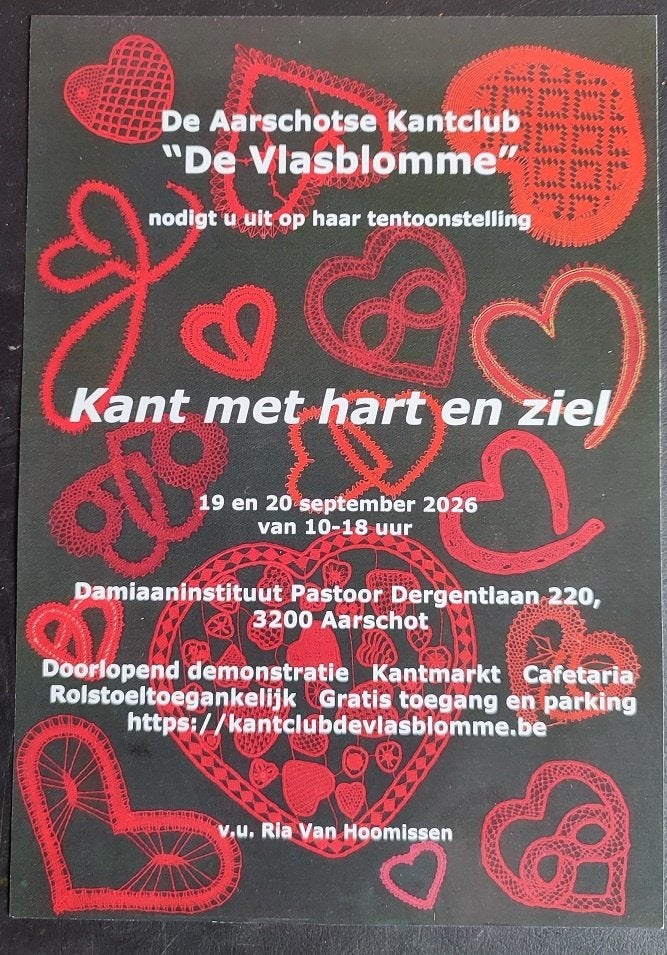 Tentoonstelling kant met hart en ziel, Ophalen of Verzenden, Nieuw
