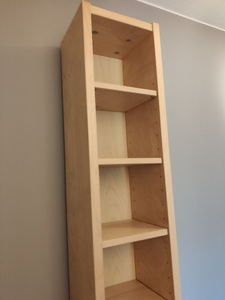 Étagère IKEA GNEDBY – Placage Bouleau (20x17x202 cm), Huis en Inrichting, Ophalen, Gebruikt