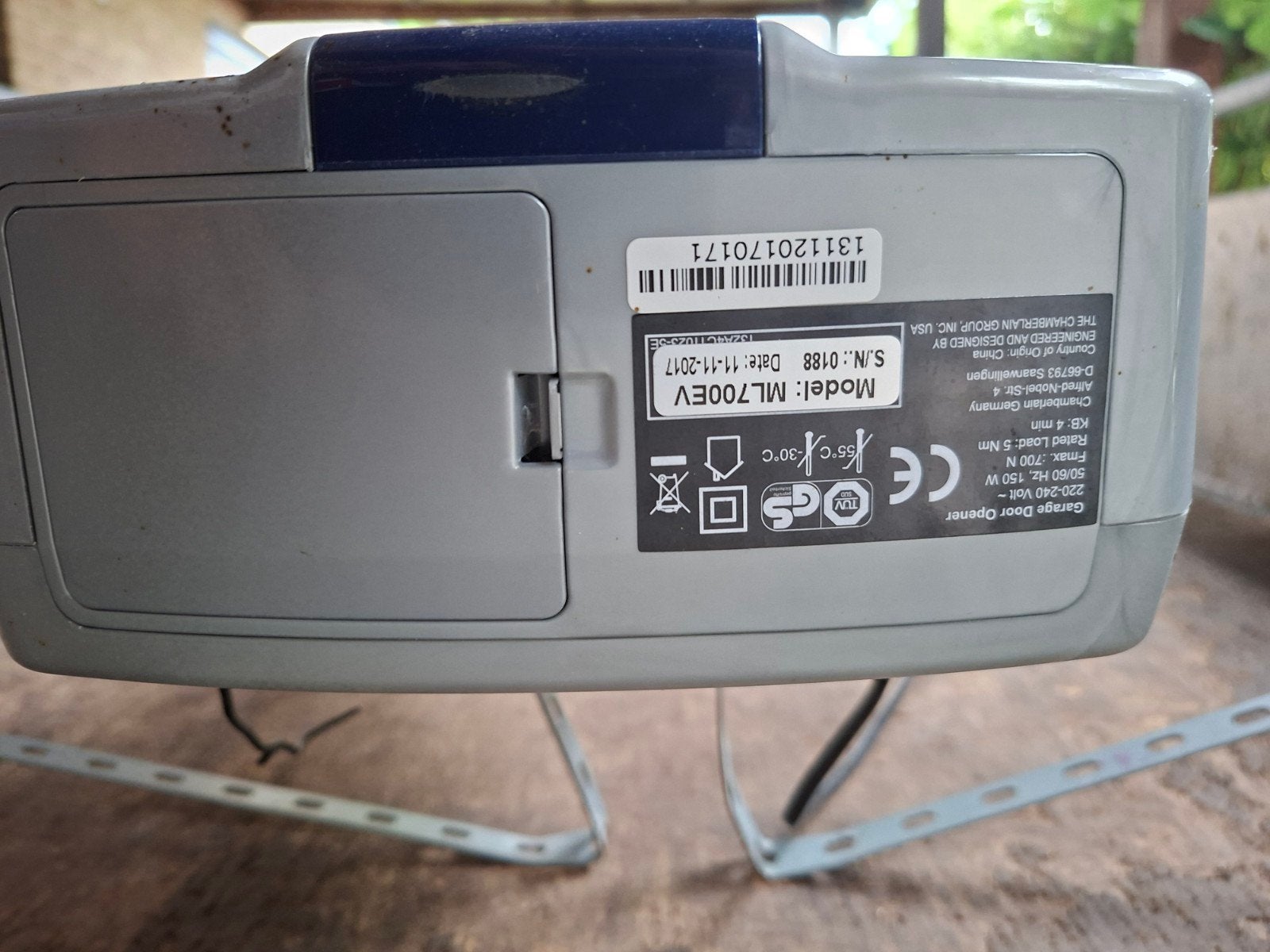 Ouvre-porte de garage Chamberlain ML700EV Comfort, Enlèvement