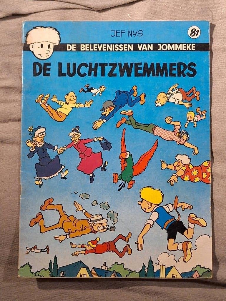 Jommeke 81: de luchtzwemmers, Eén stripboek, Ophalen of Verzenden, Gelezen
