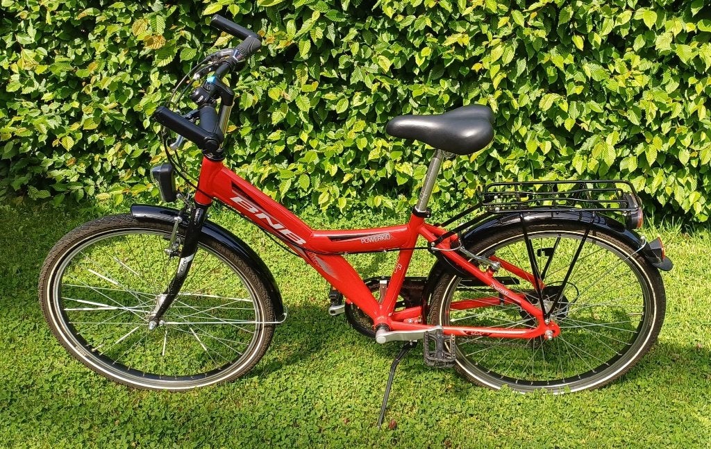 Jongensfiets BNB - POWERKID 24 inch - amper gebruikt, Fietsen en Brommers, Fietsen | Jongens, Ophalen, 24 inch, Velgrem, Versnellingen