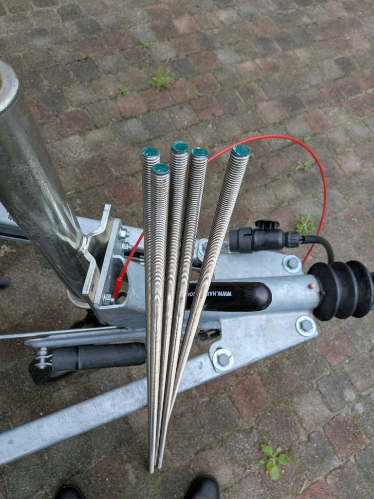 Draadstang Inox M12, Ophalen, Nieuw, 50 tot 100 mm, Inox