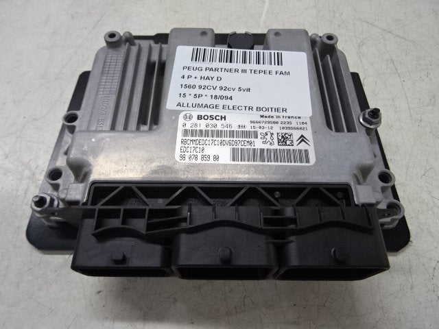 MODULE D ALLUMAGE Partner Tepee (7A / B/C/D/E/F/G/J/P/S), Utilisé, Peugeot