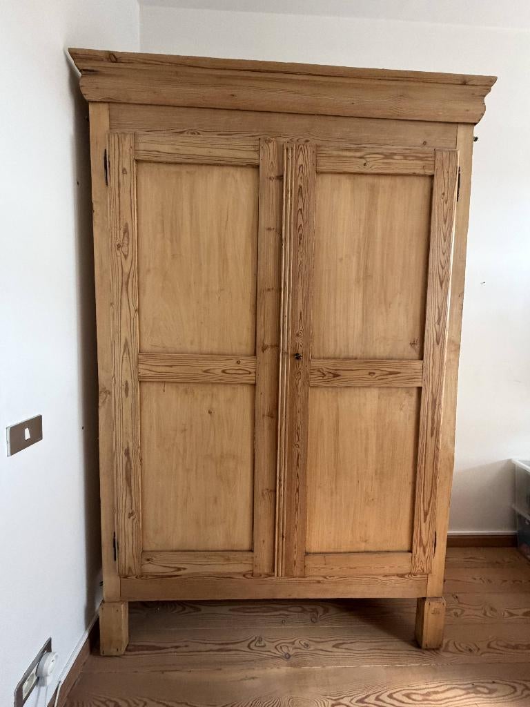 LAATSTE PRIJSDALING: authentieke massief houten kast, Ophalen, Authentiek, warm, modern, tijdloos, Met deur(en), Gebruikt