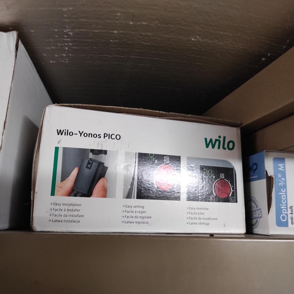 Circulateur wilo, Enlèvement