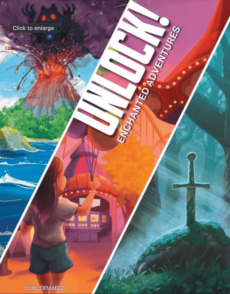 unlock enchanted adventures, Trois ou quatre joueurs, Enlèvement, Comme neuf