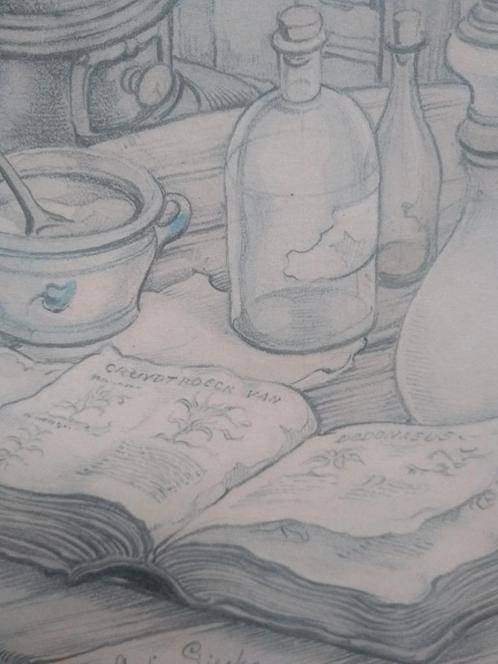 wanddecoraties/kunstprint Andres Orpinas/Anton Pieck/jacht, Antiek en Kunst, Ophalen of Verzenden