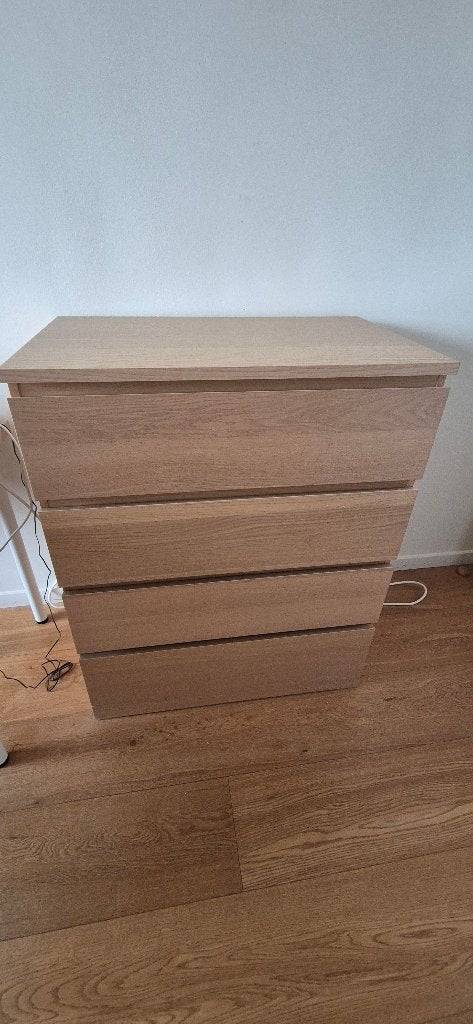 MALM Commode met 4 laden, Huis en Inrichting, Ophalen, Overige materialen, 100 tot 150 cm, 50 tot 100 cm