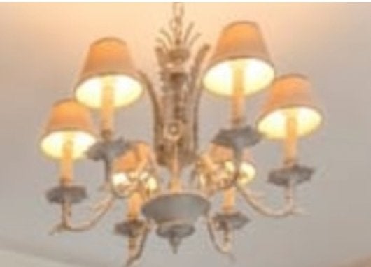 Mooie Luster, Huis en Inrichting, Ophalen, Gebruikt, E14 (klein), Metaal