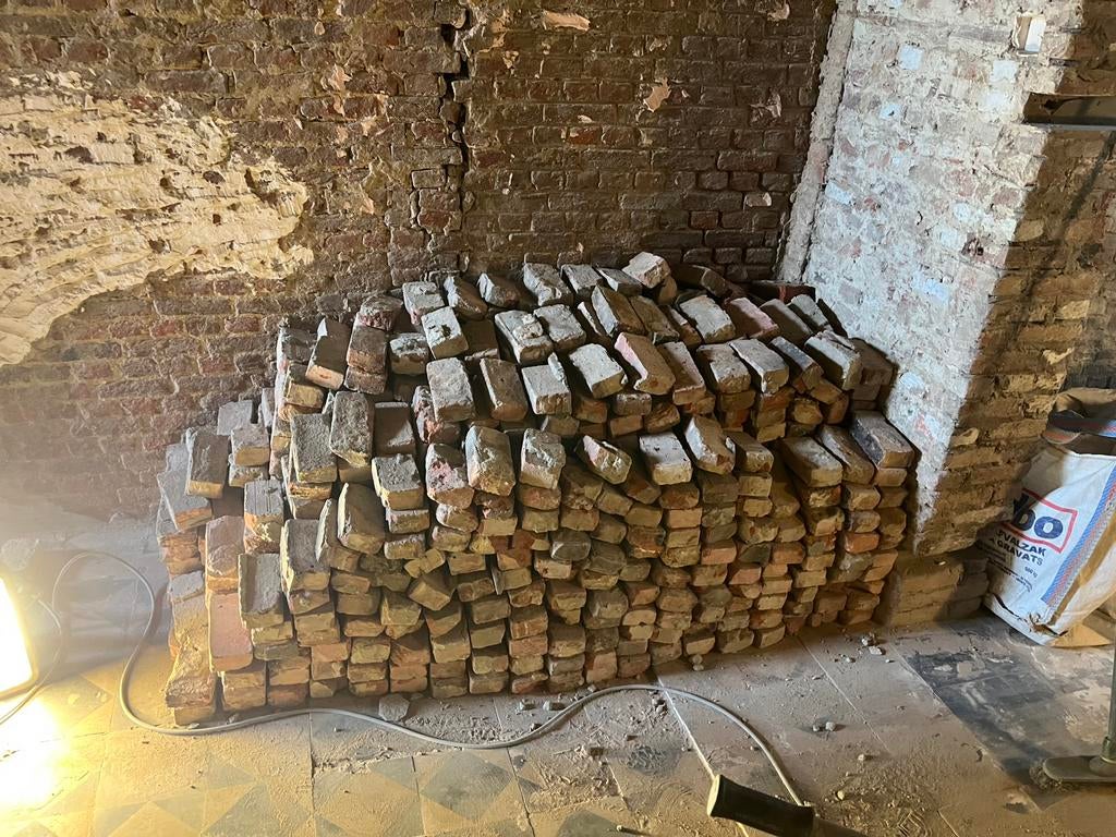 Oude bakstenen te geef, Doe-het-zelf en Bouw, Ophalen, Bakstenen
